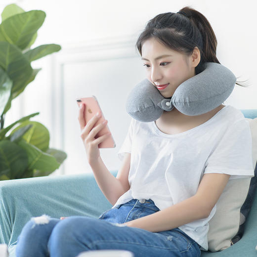 京东京造 记忆绵U型枕 慢回弹便携旅行户外U型枕枕头 商品图2