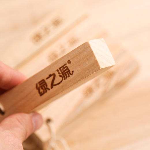 绿之源 15条裝天然香樟木条樟木球块片 家具书桌衣柜防霉防潮蛀虫除味替代樟脑丸卫生球 商品图2