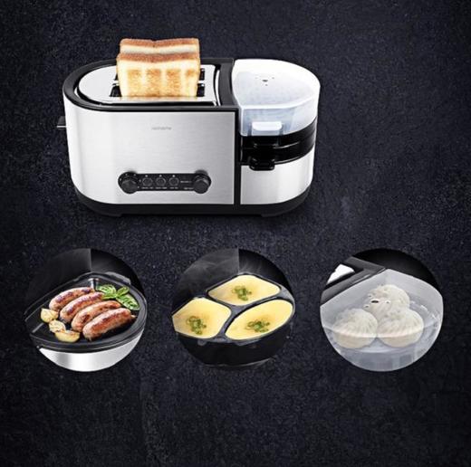 【面包机】。nathome/北欧欧慕 NDS12 烤面包机多士炉面包机家用早餐机吐司机 商品图1