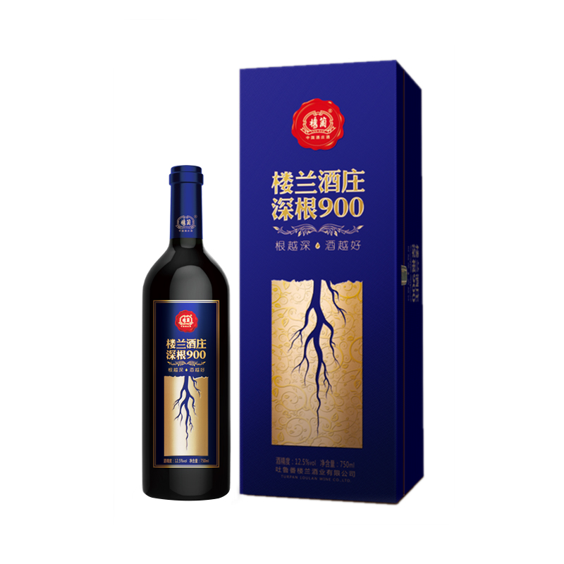 楼兰酒庄 深根900 干红葡萄酒  750ml/瓶