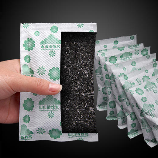 山山 汽车专用活性炭1500g除甲醛除异味新房去味装修吸甲醛竹炭包汽车净化空气碳包新车内除味用品 商品图0