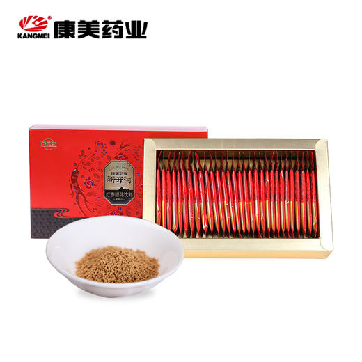 康美新开河 红参固体饮料 3g*30袋/盒 长白山人参速溶 商品图0