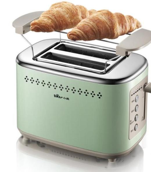 【面包机】。小熊多士炉早餐机三明治机烤面包机烤吐司机不锈钢机身DSL-C02D2 商品图1