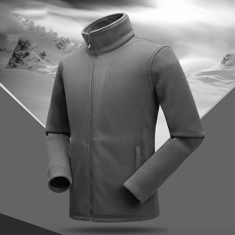 秋冬教官战术军迷户外男抓绒衣开衫摇粒绒卫衣外套冲锋衣加厚内胆