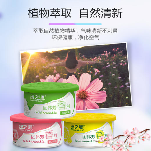 绿之源 固体芳香剂清香剂8盒装香包 卫生间厕所除臭室内卧室香水清香氛膏空气清新剂除味剂（茉莉+薰衣草） 商品图4