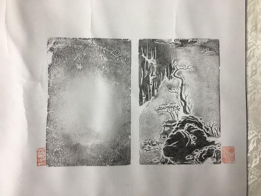 【文创】原拓挂轴清代砚拓WG045 商品图1