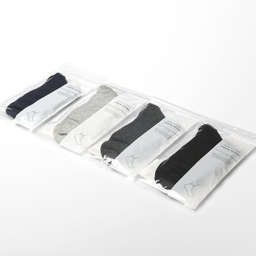 【男士纯色五分袜】纯色五分长袜男士袜子中厚款 商品图5