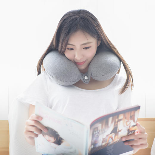 京东京造 记忆绵U型枕 慢回弹便携旅行户外U型枕枕头 商品图3