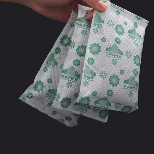 山山 汽车专用活性炭1500g除甲醛除异味新房去味装修吸甲醛竹炭包汽车净化空气碳包新车内除味用品 商品图2