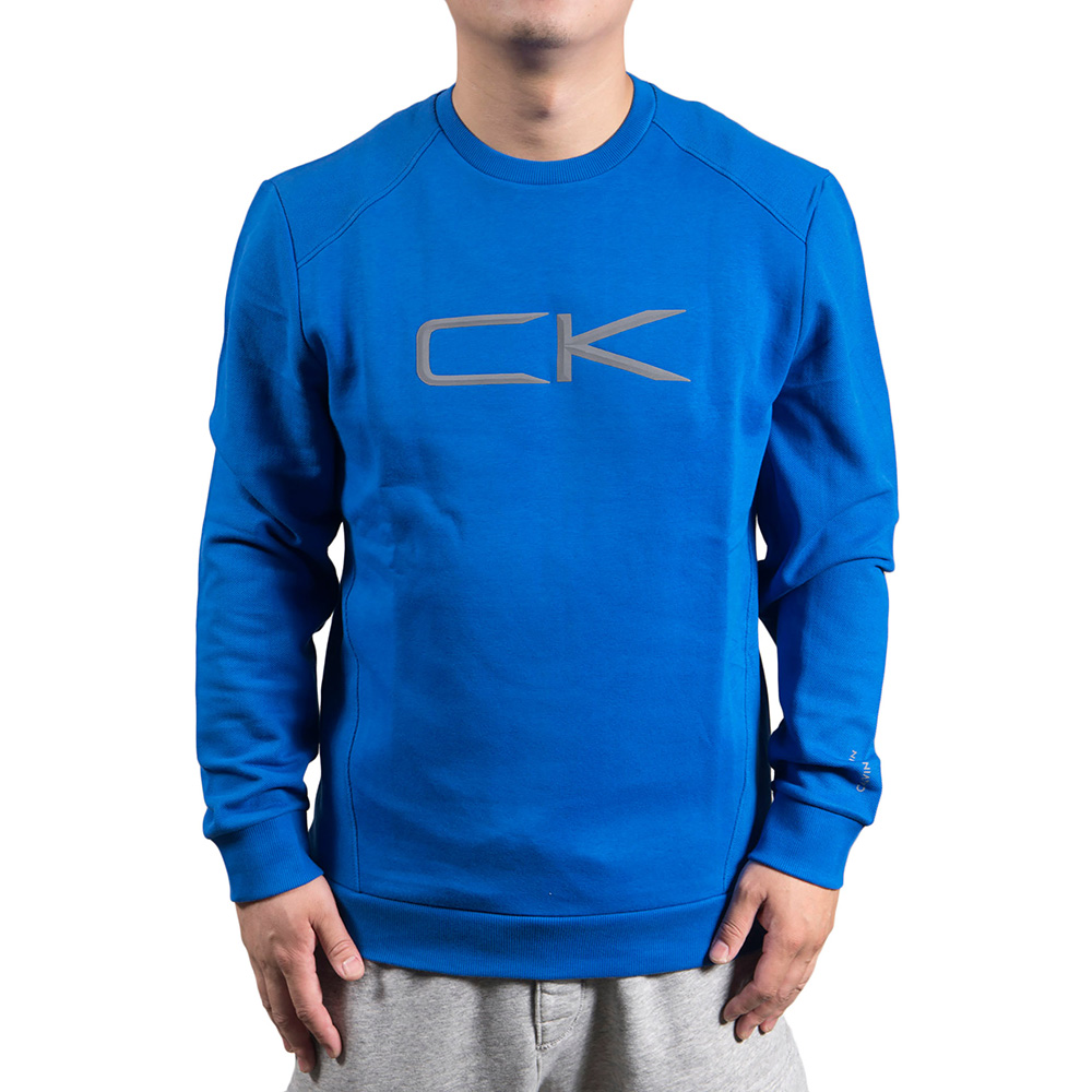 Calvin Klein/CK 男式运动卫衣釉蓝色 40QP228-457JPY带授权招加盟代理