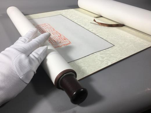 【文创系列】原拓挂轴汉砖朱拓 商品图2