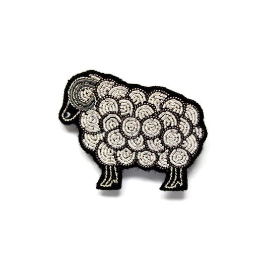 北京仓｜Macon & Lesquoy-Silver Ram 胸针［法国设计师 ］ 商品图0