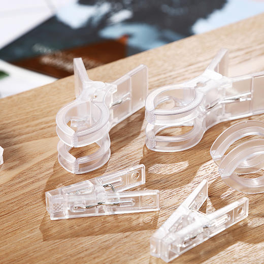 京东京造  透明晾衣夹大小号套装 衣架夹子 商品图1