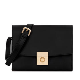 【香港直邮】Furla 芙拉 女士黑色单肩包 942127