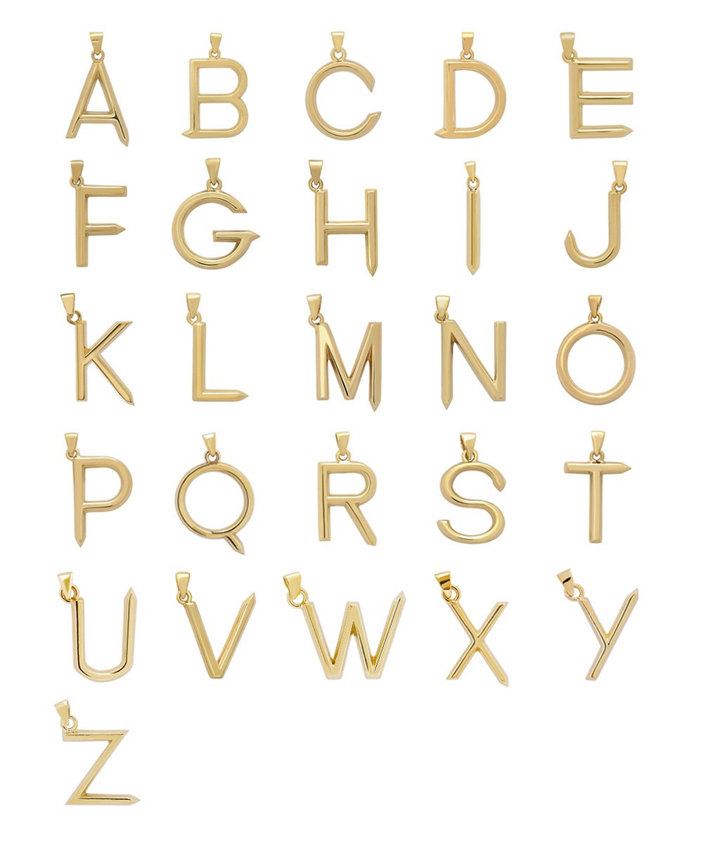 北京仓｜EDGE OF EMBER-单独字母项坠 A-Z［英国设计师］