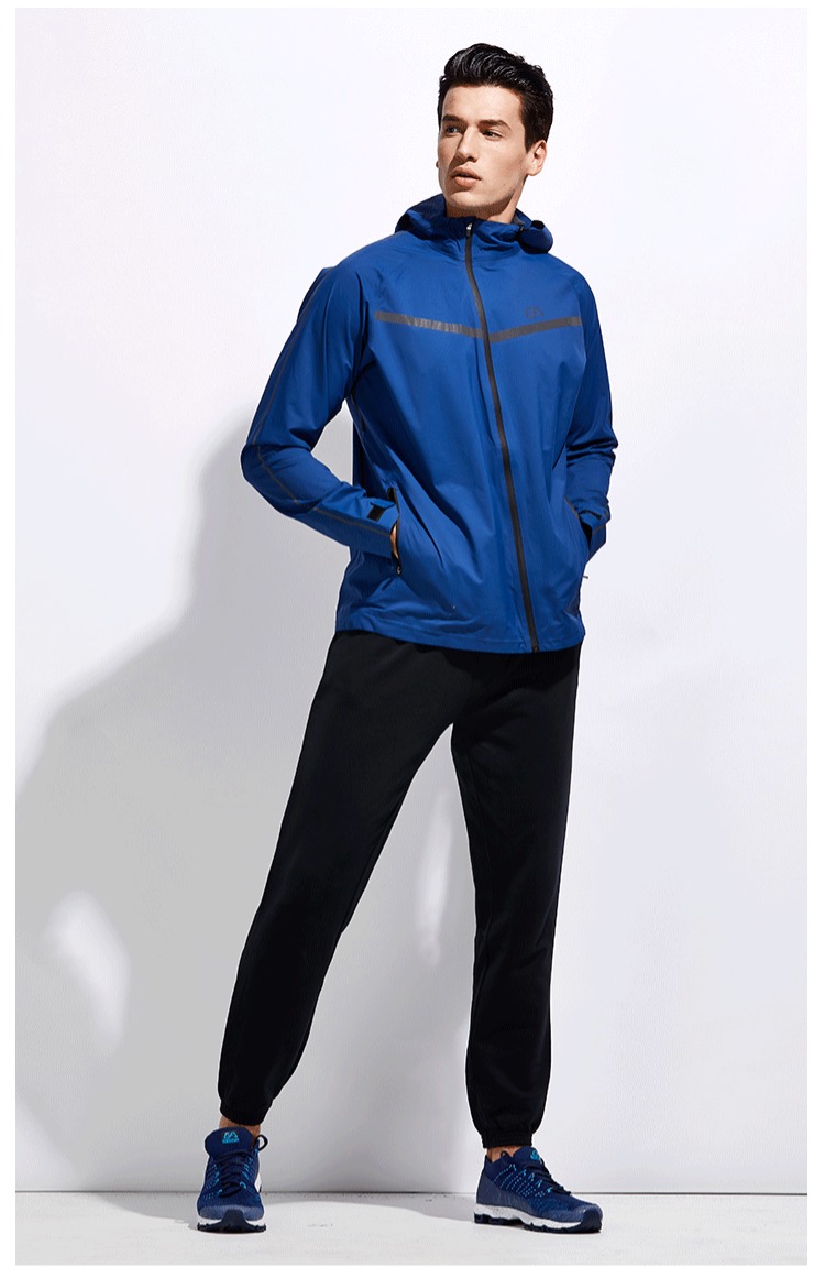 詹亚斯gymaesthetics运动户外冲锋衣防风衣外套