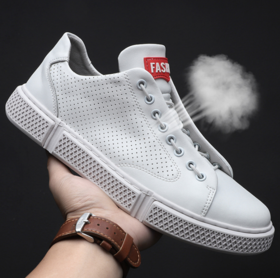 【服饰鞋包】*小白鞋男夏季镂空休闲鞋运动透气板鞋洞洞凉鞋子