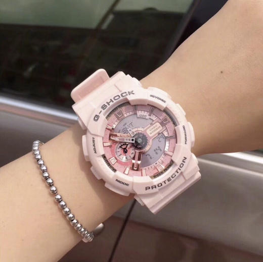 Casio卡西欧 G-Shock 系列 潮流夜跑防水女表 商品图4