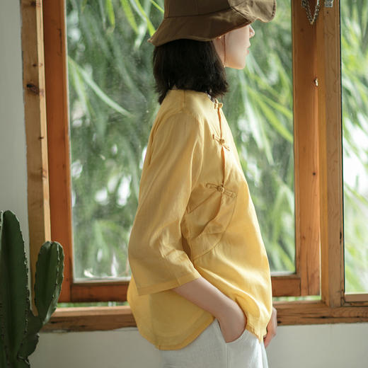 裁缝学苑 AG01复古盘扣套头衫1:1实物服装纸样剪裁图纸牛皮纸样 商品图1