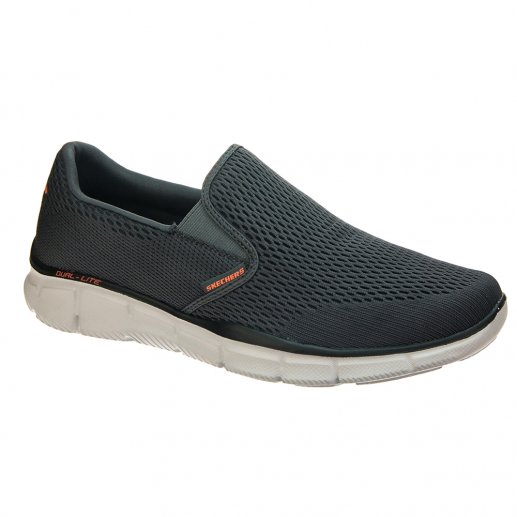 Skechers斯凯奇秋冬新款EQUALIZER - DOUBLE PLAY男健步鞋 轻便舒适休闲鞋51509炭灰色JPY带授权招加盟代理