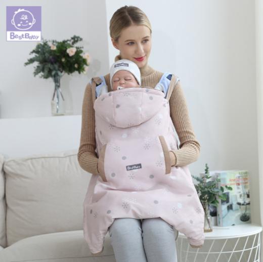 【婴儿抱被】宝宝秋冬季加厚防风保暖抱毯婴儿两件套睡袋 商品图2