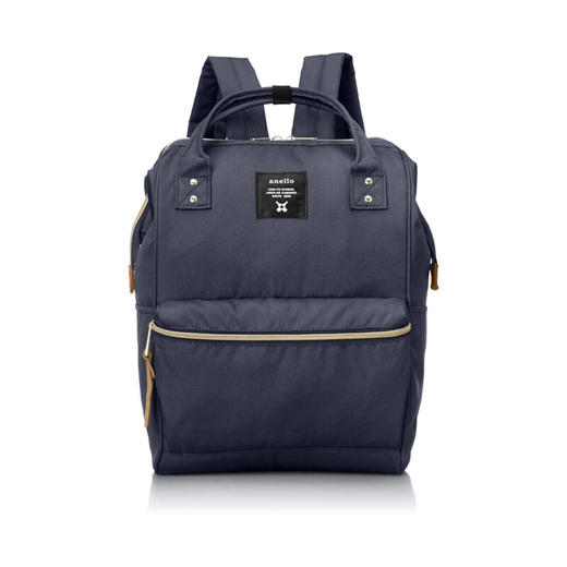 【一般贸易】【新品推荐】anello经典款式双肩包B0197B（小号）深蓝色 商品图0