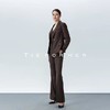 19LUX01咖啡色单排一粒扣条纹西服外套女西装套装女士马甲阔腿裤气质女装三件套 商品缩略图4