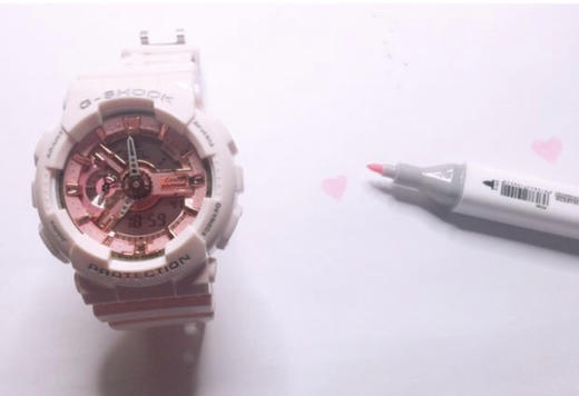 Casio卡西欧 G-Shock 系列 潮流夜跑防水女表 商品图5