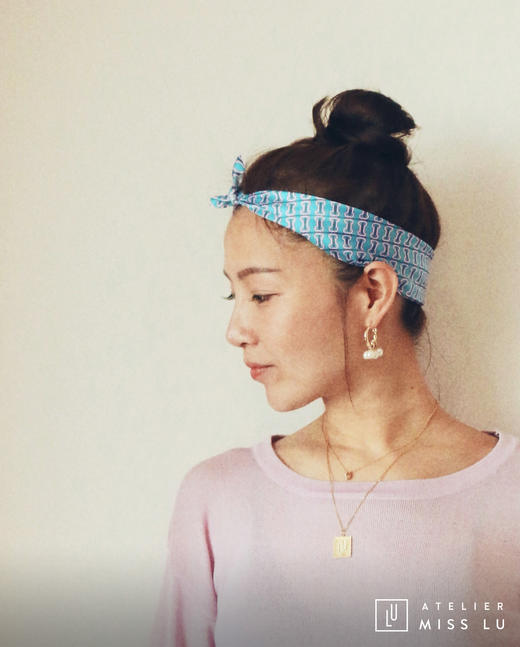 AtelierMissLu / 联名款狗宝方巾 商品图1