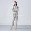 19AWK07新款大理石灰不规则分割腰带西装连体裤子女气质女装 商品缩略图1