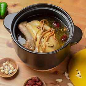 京东京造 陶瓷砂锅4L大容量 养生煲汤锅