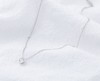 【首饰】圆圈单锆石项链 S925纯银锁骨链莫桑石定制饰品 商品缩略图1