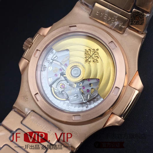 台湾镶钻工艺打造百达翡丽 鹦鹉螺满钻铂金版5719/1G-001 A级壳套，底部蚀字按正品，四个角分别是：狗头印记，750字样，天平图案 商品图4