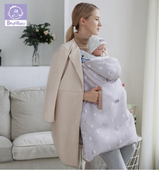 【婴儿抱被】宝宝秋冬季加厚防风保暖抱毯婴儿两件套睡袋 商品图0