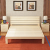 欧宝美木单人床双人床公寓床实木床1.2米宽 商品缩略图1