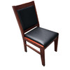 理邦办公椅实木皮面会议椅靠背椅A11(红棕色橡木架) 商品缩略图1