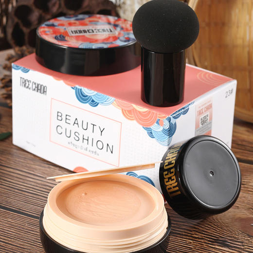 〖泰国〗进口TREECHADA小蘑菇气垫CC霜粉底液霜膏保湿遮瑕 商品图2