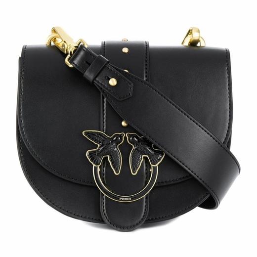 【香港直邮】Pinko 品高 女士Love系列Simply黑色斜挎包 1P21EF-Y5FFZ99 商品图0