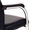 【会员价：442.77】奈高办公家具电脑椅职员椅会议椅皮质弓形椅会客椅黑色 商品缩略图4