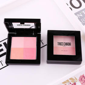〖泰国〗进口TREECHADA四色格子烘焙腮红盘胭脂自然裸妆持久橘粉珠光高光