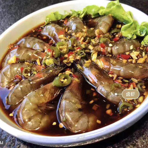 开背酱虾400克盒冷冻保存