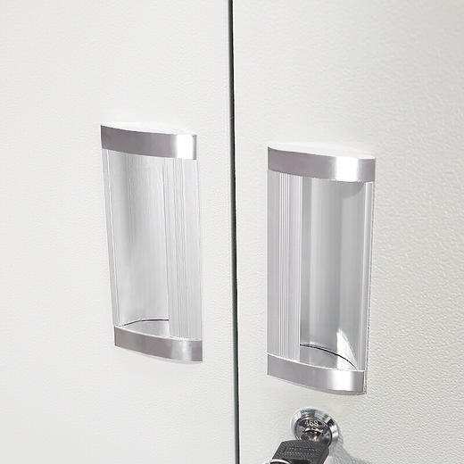 欧宝美文件柜办公柜钢制铁皮柜资料柜带锁文件柜财务凭证柜分五节档案柜 商品图2