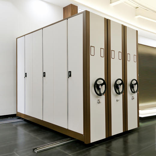 洛克菲勒 档案密集架手摇式移动档案柜文件柜B定制每立方单价 商品图0