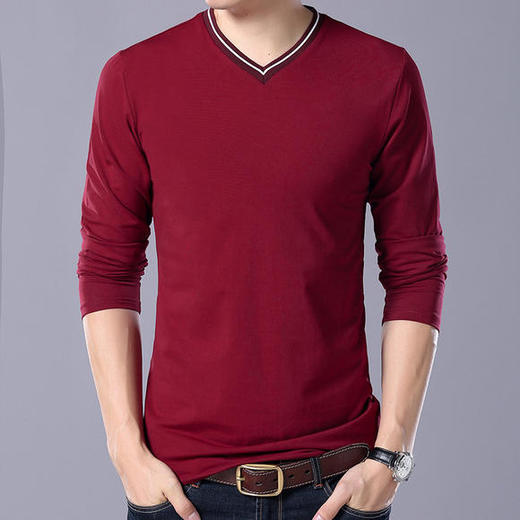 DDZ-XL8812新款2019男宽松圆领长袖t恤 商品图2