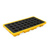 中伟化学品防渗漏托盘卡板油桶防漏托盘聚乙烯化学品接油盘盛漏平台两桶装1300*660*150mm 商品缩略图4