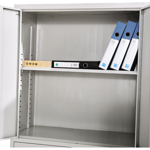 中伟资料柜文件柜办公柜钢制铁皮柜档案柜储物柜通体双节文件柜升级款 商品图2