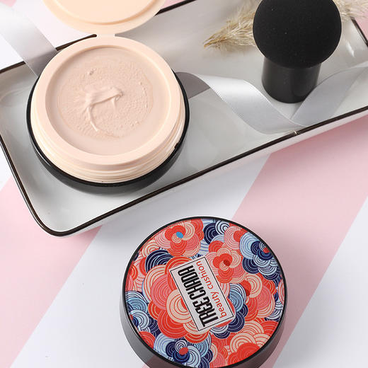 〖泰国〗进口TREECHADA小蘑菇气垫CC霜粉底液霜膏保湿遮瑕 商品图1