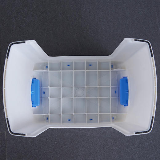 好尔（Hore）凳子 板凳 小凳子 塑料凳子带提手小号蓝色 1个装 商品图3