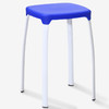 华恺之星 凳子椅子休闲时尚彩色换鞋凳加厚塑料凳子矮凳 蓝色 商品缩略图4