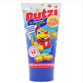 2支【一般贸易】德国进口putzi 儿童牙膏 50ml